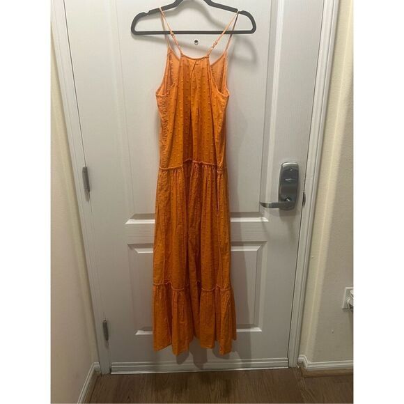 Talisman Isobel Midi Dress in Desert Sun Burnt Orange  Wine tasting Dress S NWT - Picture 4 of 6
